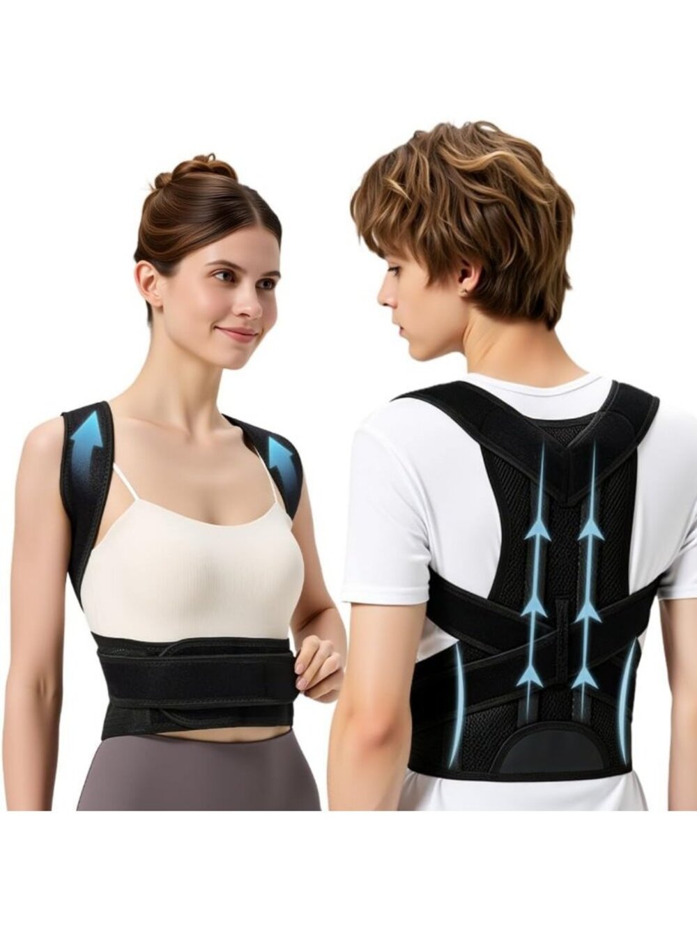 Adjustable Posture Corrector for Back, Neck & Shoulder Pain Relief - Spine